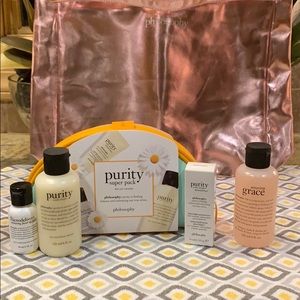 Philosophy purity pack, tote and shower gel